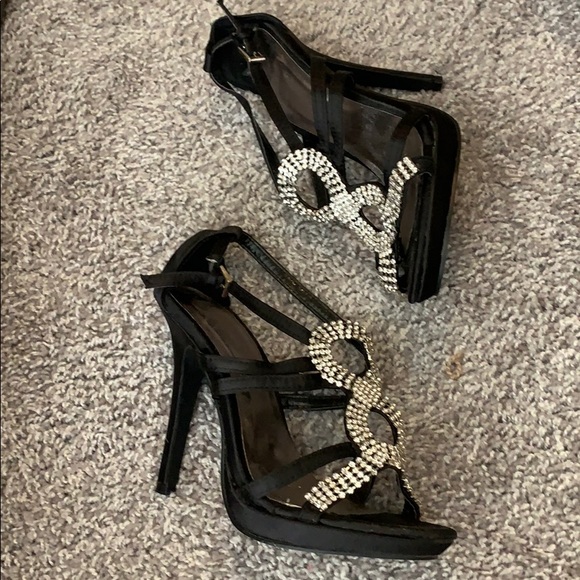 windsor rhinestone eight strappy stiletto heel - Picture 2 of 3